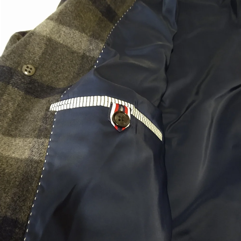 Tommy Hilfiger Addison "The Flex"Wool-Blend  Modern-Fit Trench Coat - Picture 7 of 15